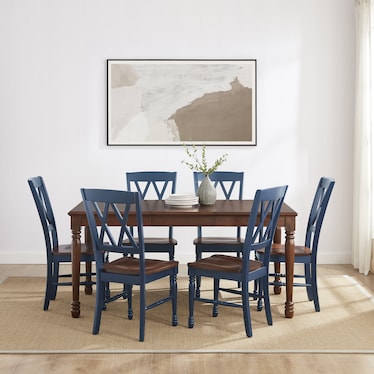 Gracie Dining Table and 6 Chairs