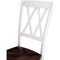 gracie brown white  pc dining room   