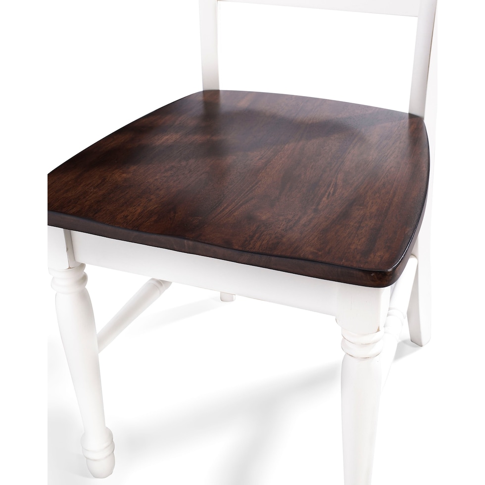 gracie brown white  pc dining room   