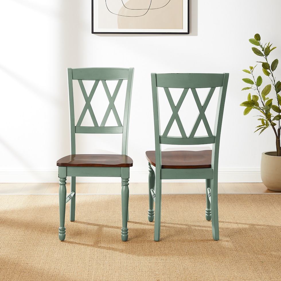 gracie green dining chair   