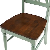 gracie green dining chair   