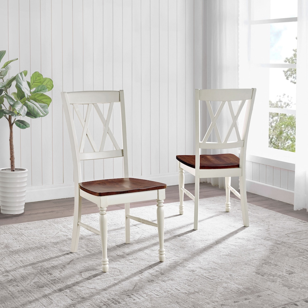 gracie white dining chair   