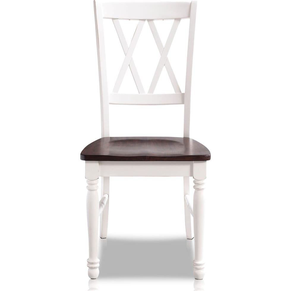 gracie white dining chair   