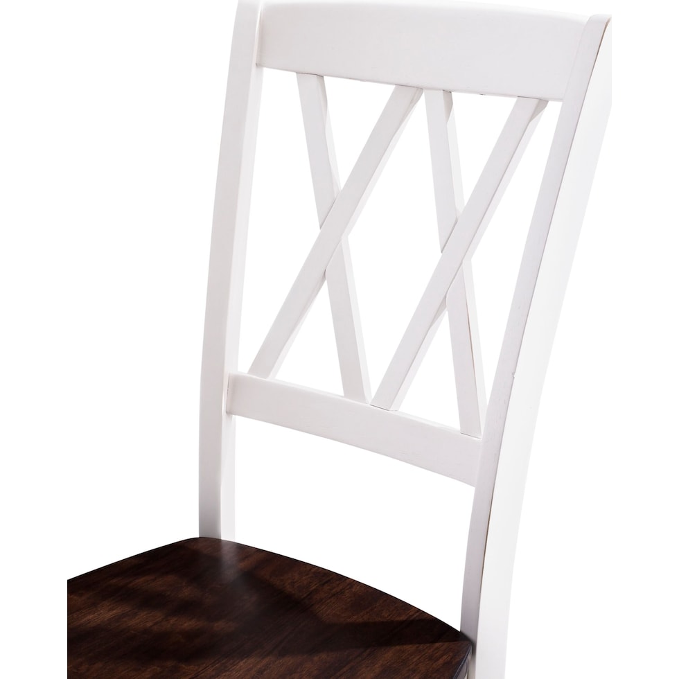 gracie white dining chair   