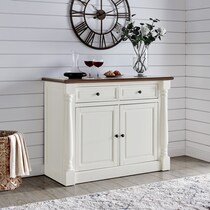 gracie white sideboard   
