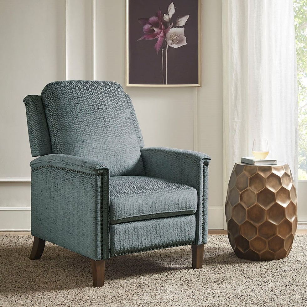 grafton gray recliner   