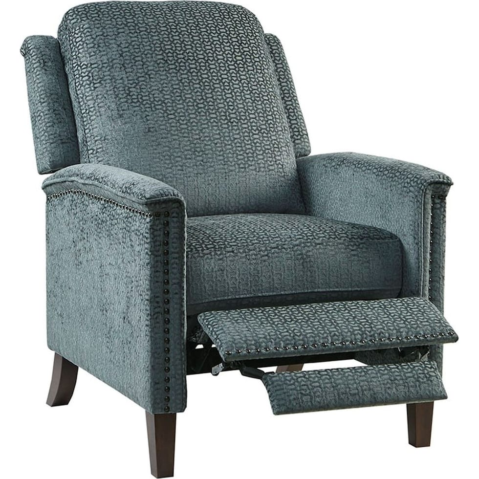 grafton gray recliner   