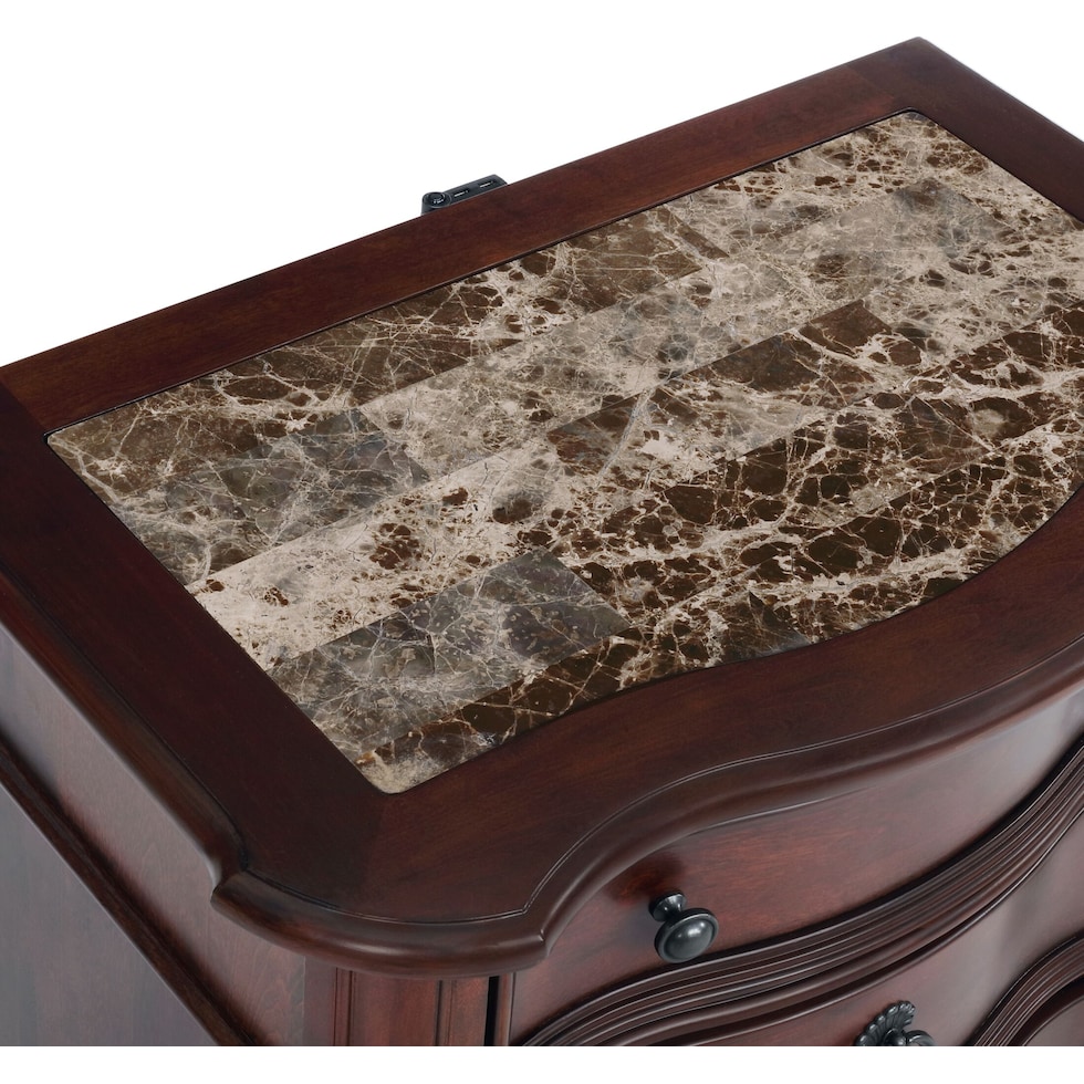 gramercy park dark brown  pc king bedroom   