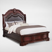 gramercy park dark brown  pc king bedroom web   