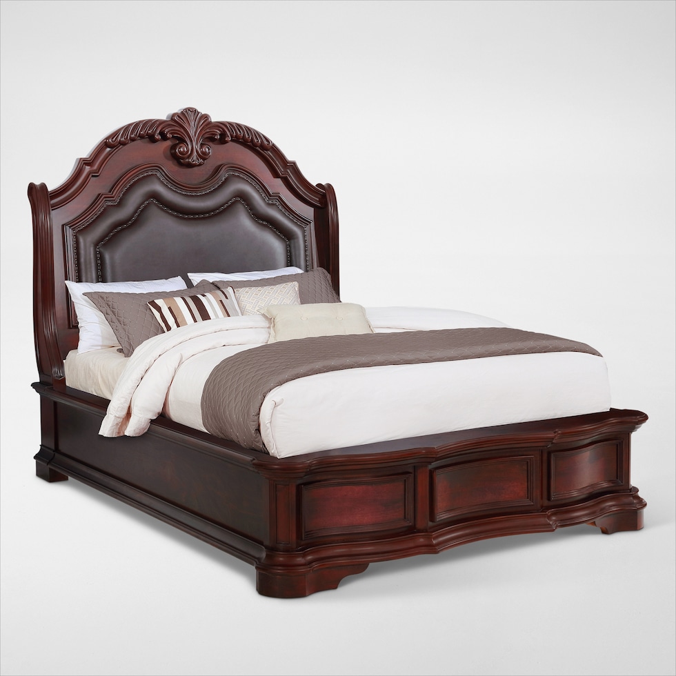 gramercy park dark brown  pc queen bedroom web   