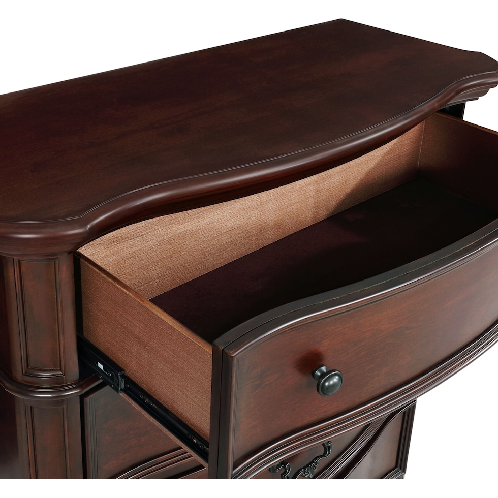 gramercy park dark brown chest   