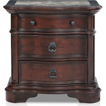 gramercy park dark brown nightstand   