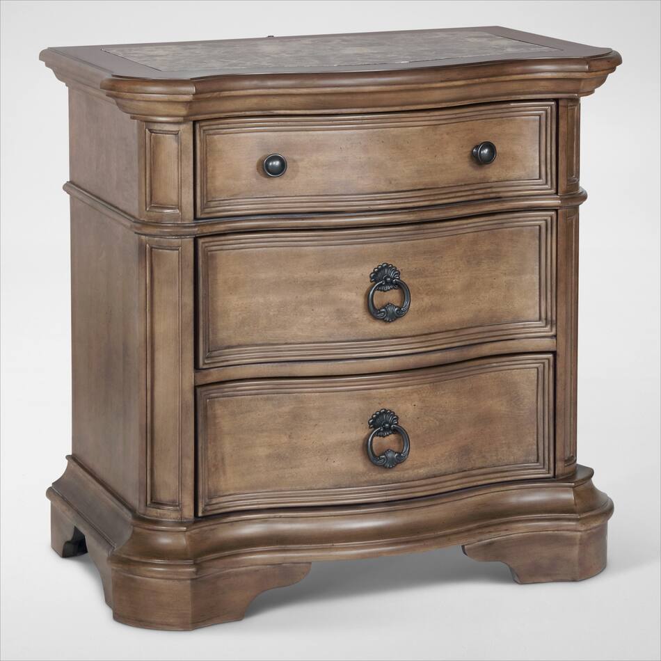 Gramercy Park 6Piece Queen Bedroom Set with Nightstand, Dresser and