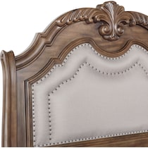 gramercy park light brown king bed   