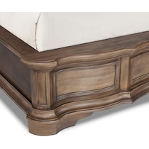 gramercy park light brown king bed   