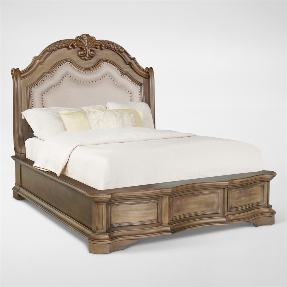 gramercy park light brown queen bed web   