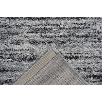 granada black and silver rug   