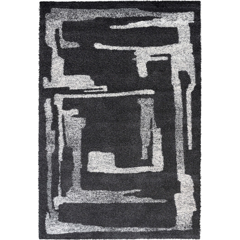 granada charcoal ivory area rug  x    