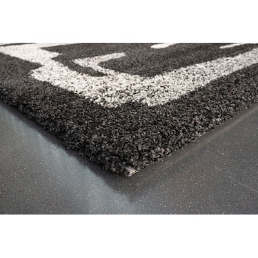 Granada Area Rug - Charcoal/Ivory