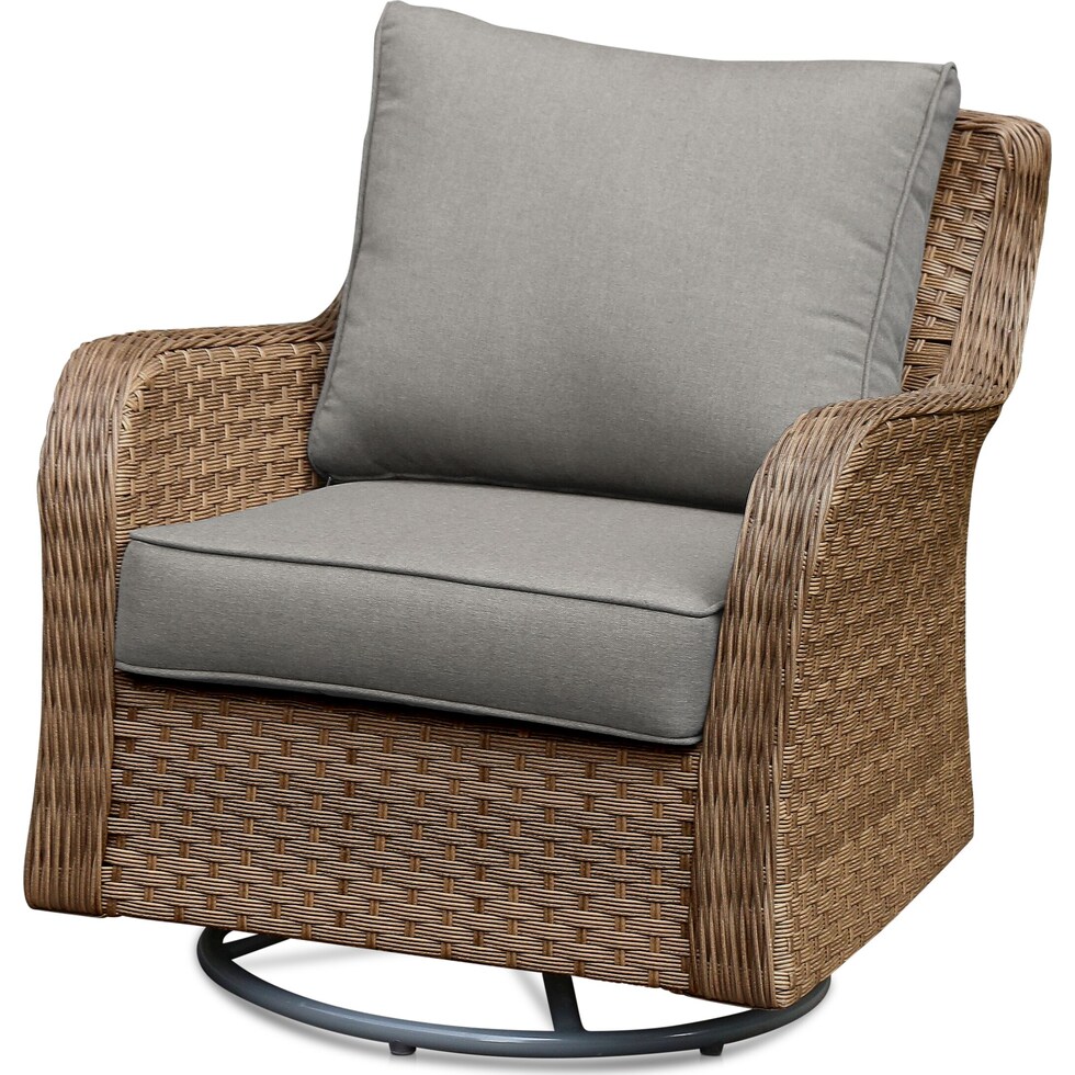grand haven gray outdoor chair   