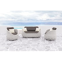 grand isle gray outdoor chair   