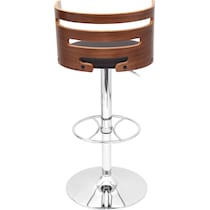 grandfield dark brown bar stool   