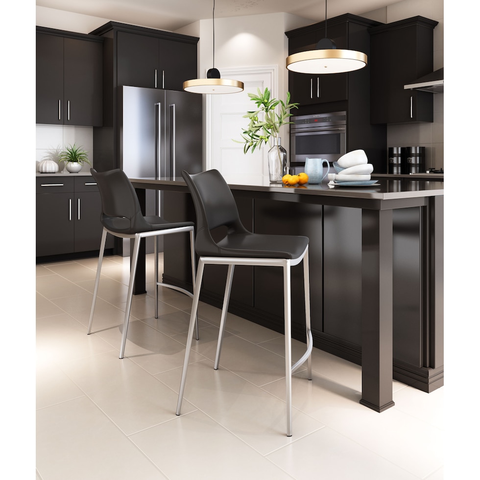 granger black counter height stool   