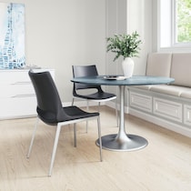 granger black dining chair   