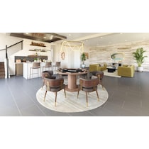 granger light brown bar stool   