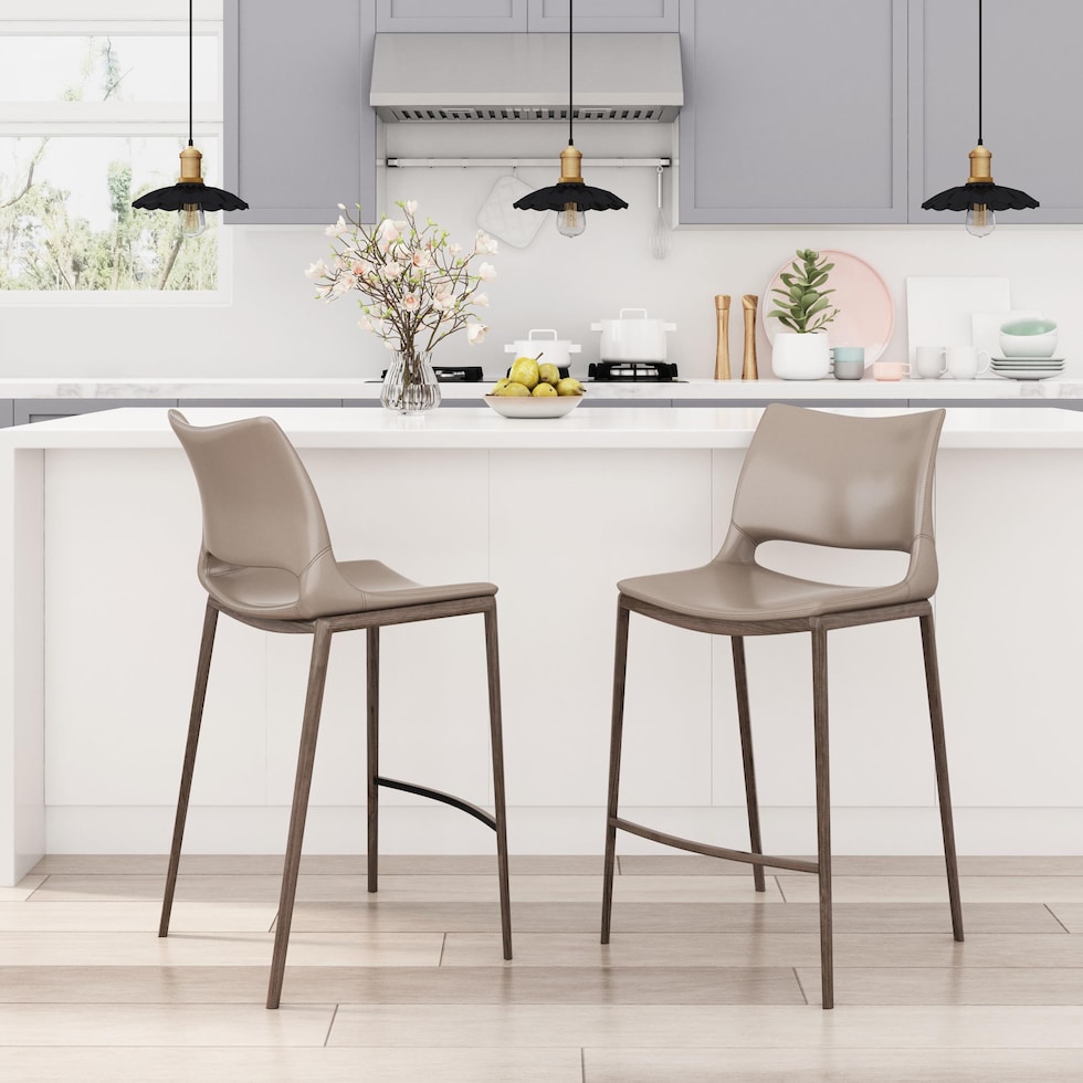 granger light brown counter height stool   