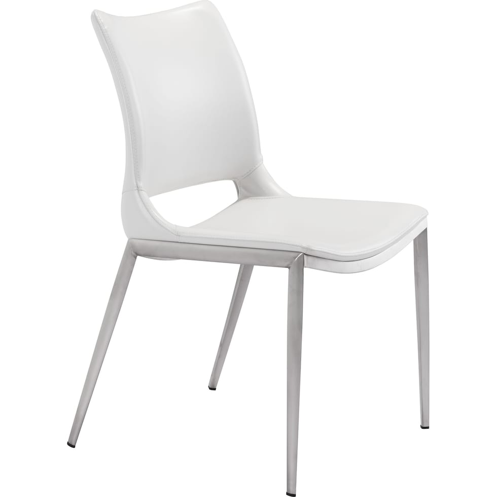 granger white dining chair   