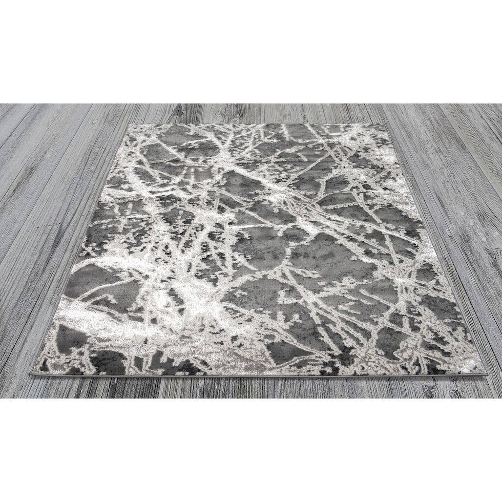 gray and white area rug  x    