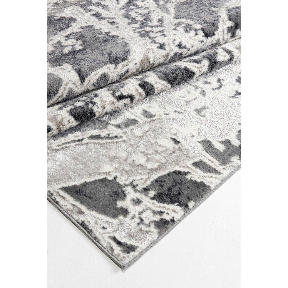 gray and white area rug  x    