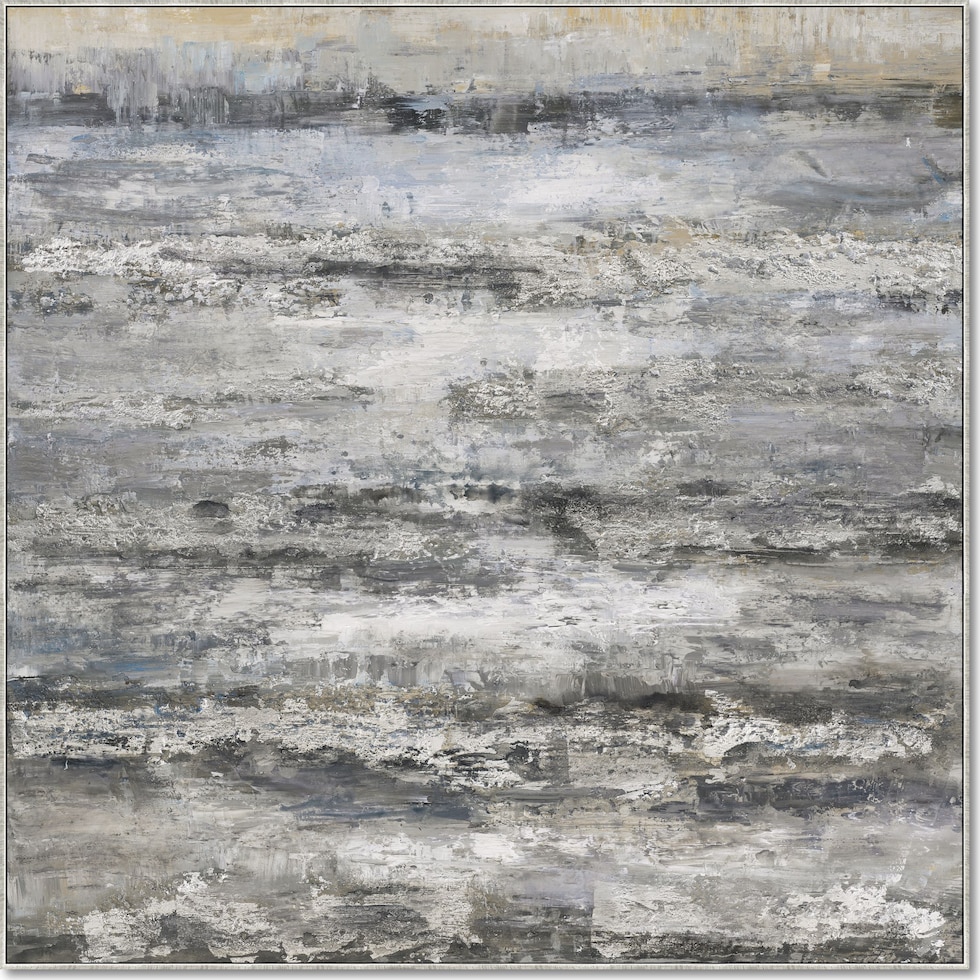 gray layers gray wall art   
