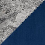 gray marble blue black legs swatch  