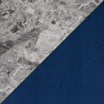 gray marble blue black legs swatch  