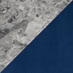 gray marble blue swatch  