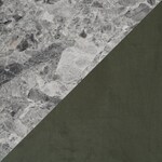 gray marble olive natural legs swatch  