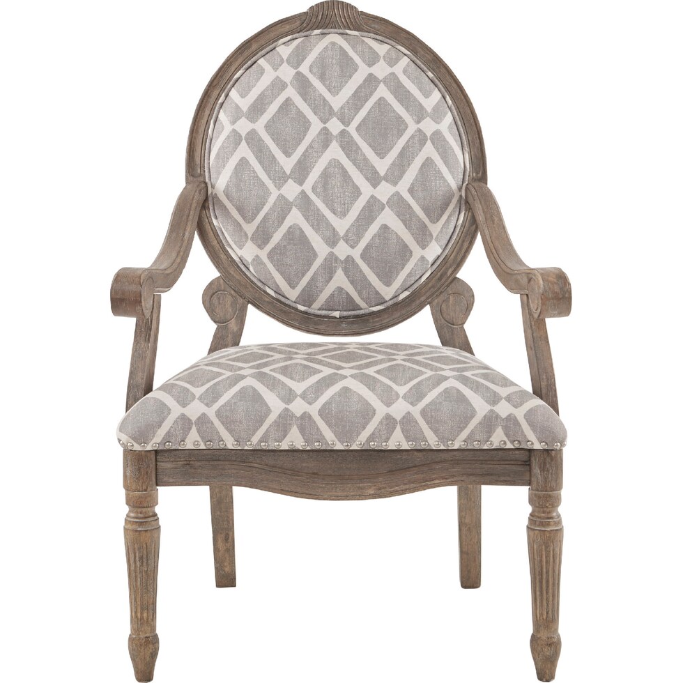 gray accent chair   