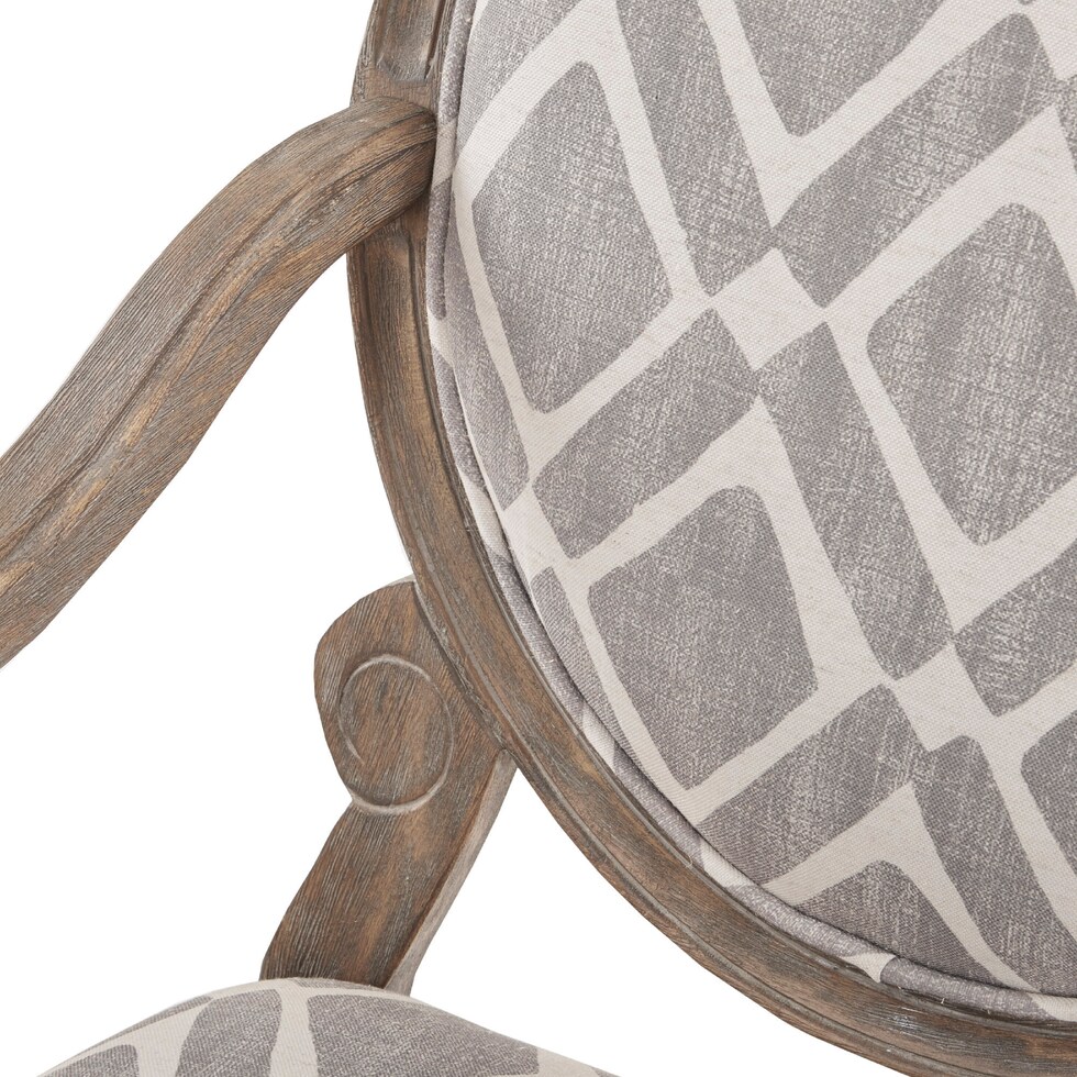 gray accent chair   
