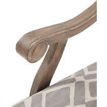 gray accent chair   