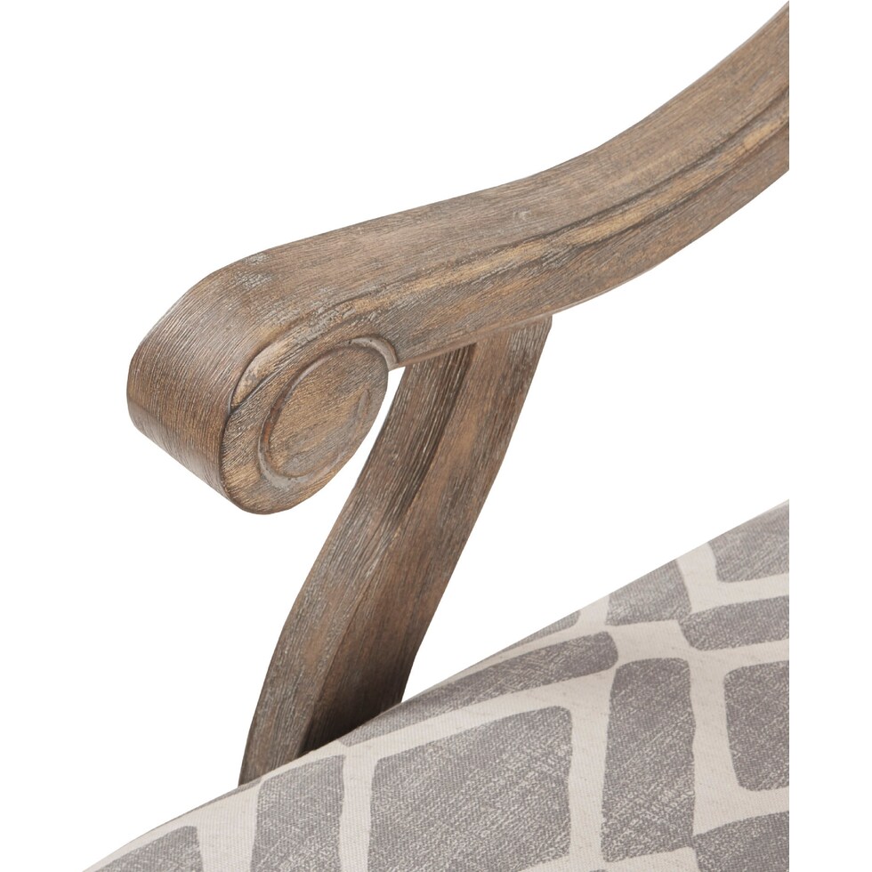 gray accent chair   