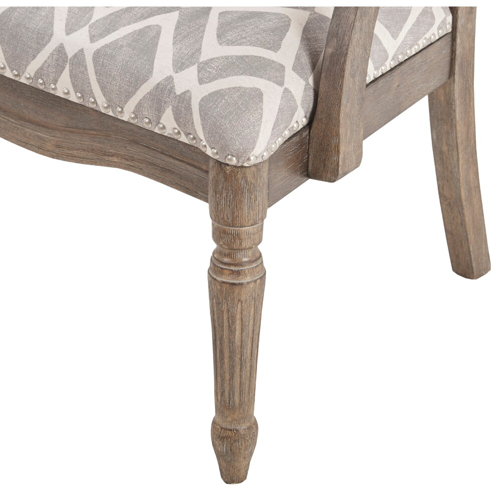 gray accent chair   