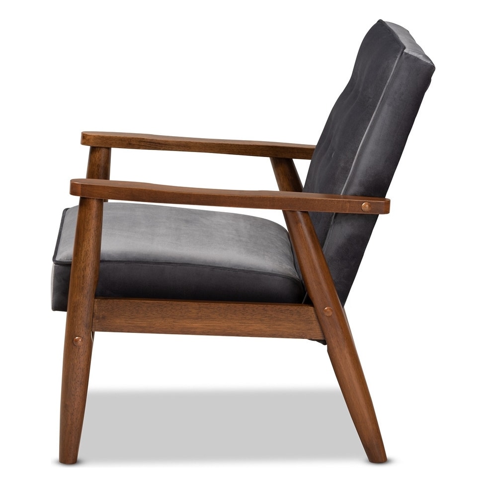 gray accent chair   