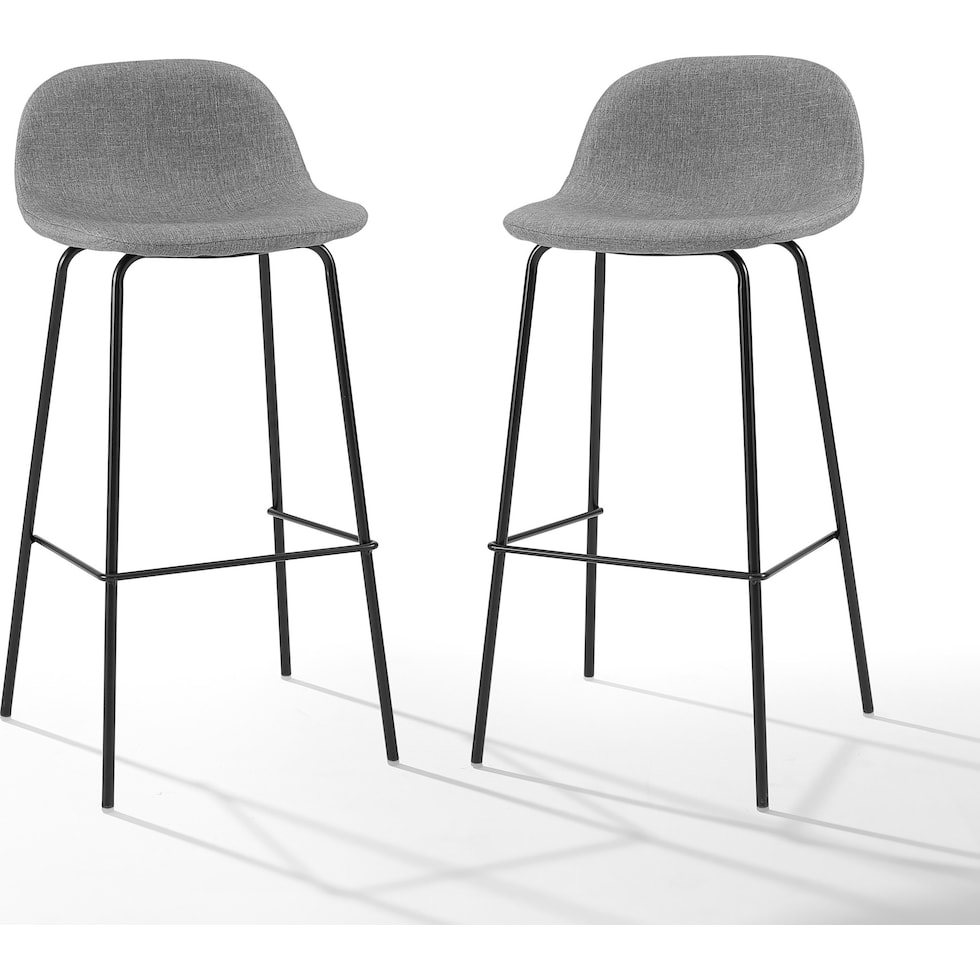 gray bar stool   