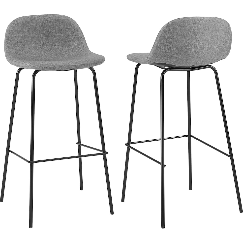 gray bar stool   