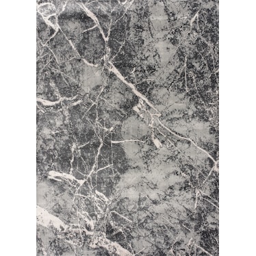 Calla Rug - Black/Gray