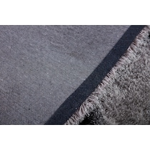 gray black area rug  x    