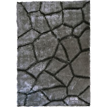 gray black area rug  x    