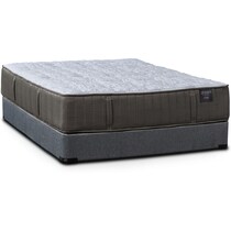 gray california king mattress split foundation set   